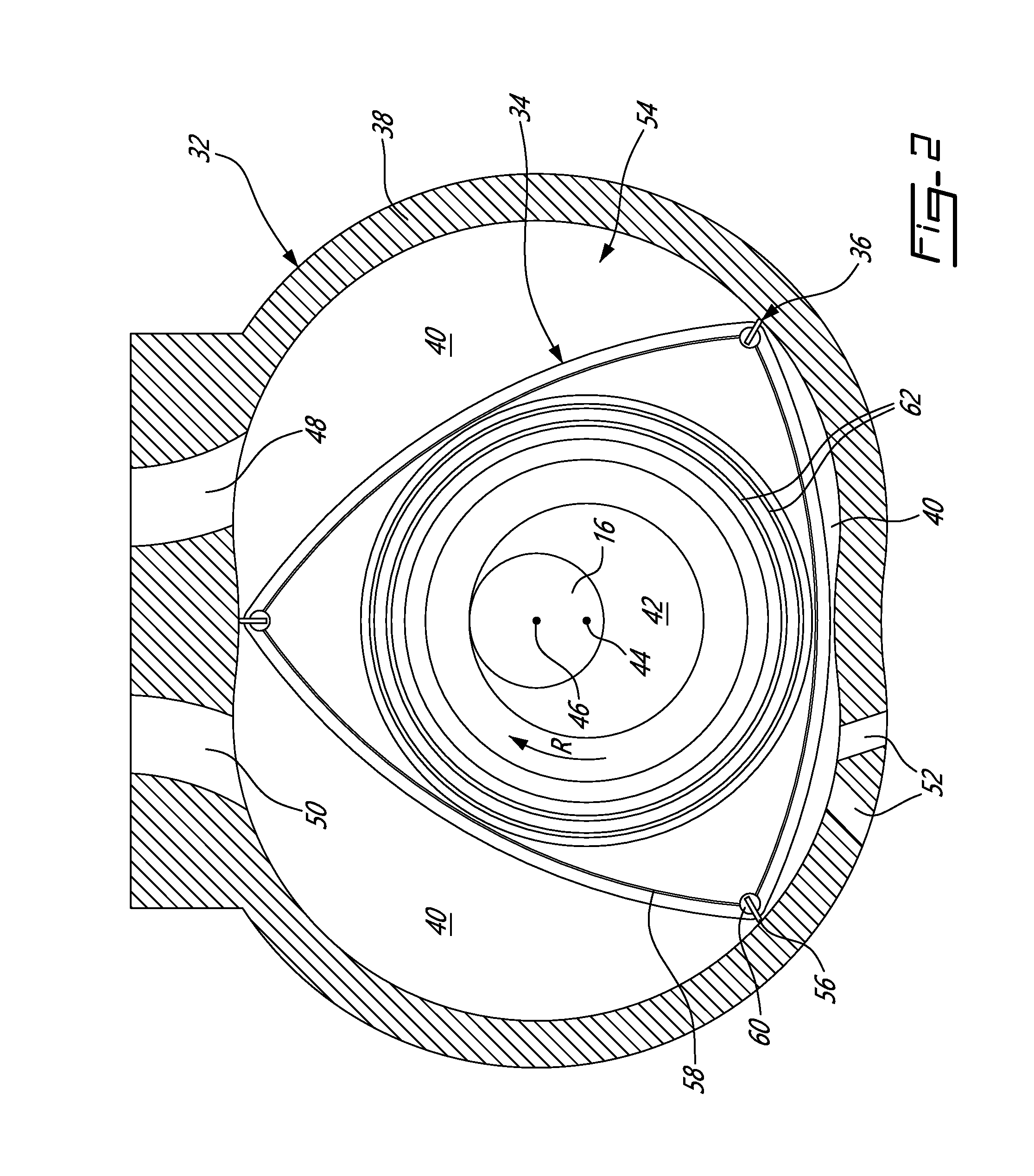 Compound engine assembly with coaxial compressor and offset turbine section