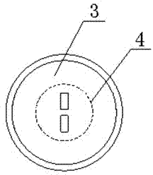 Sealing method of gas making furnace discharging ash round door and device