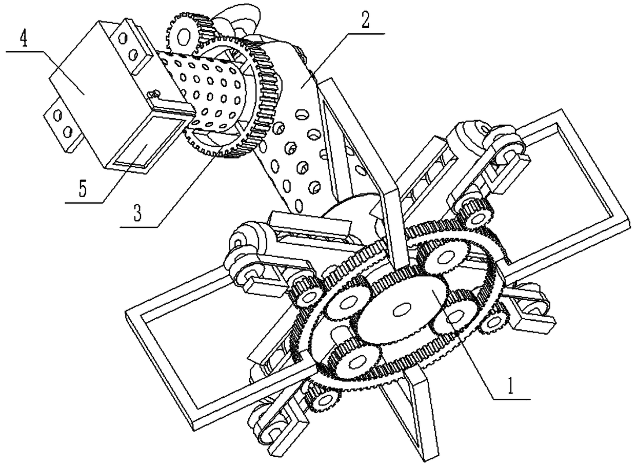 Marine surface garbage disposal device