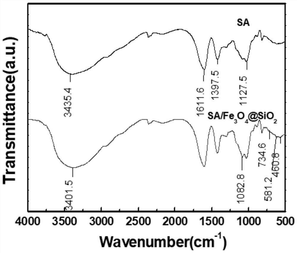 Heavy metal ion adsorption material and preparation method and application thereof