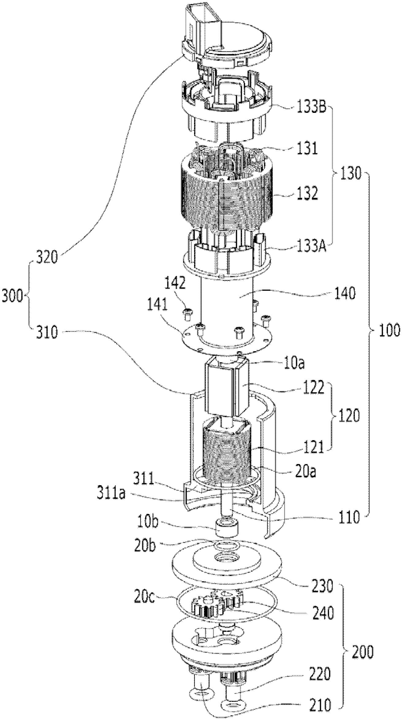 Pump structure for urea SCR system