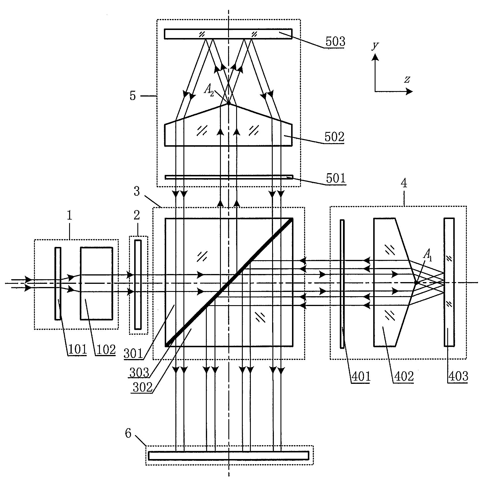 Lithography pupil shaping optical system and method for generating off-axis illumination mode