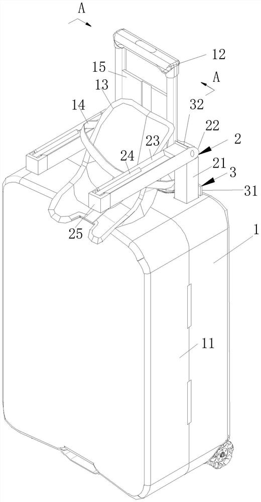 Draw-bar luggage made of PC (Polycarbonate) material