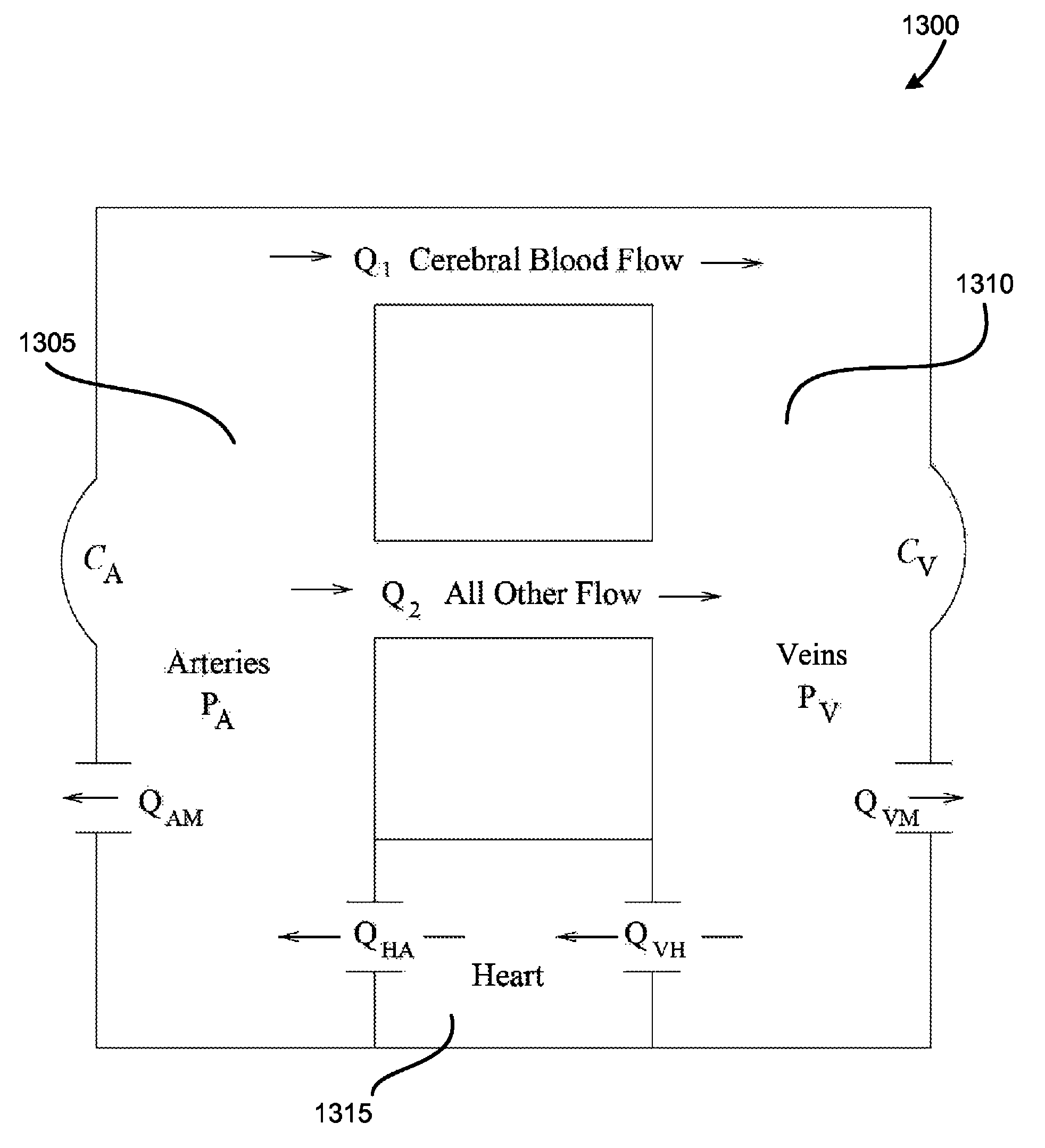 Mathematical circulatory system model