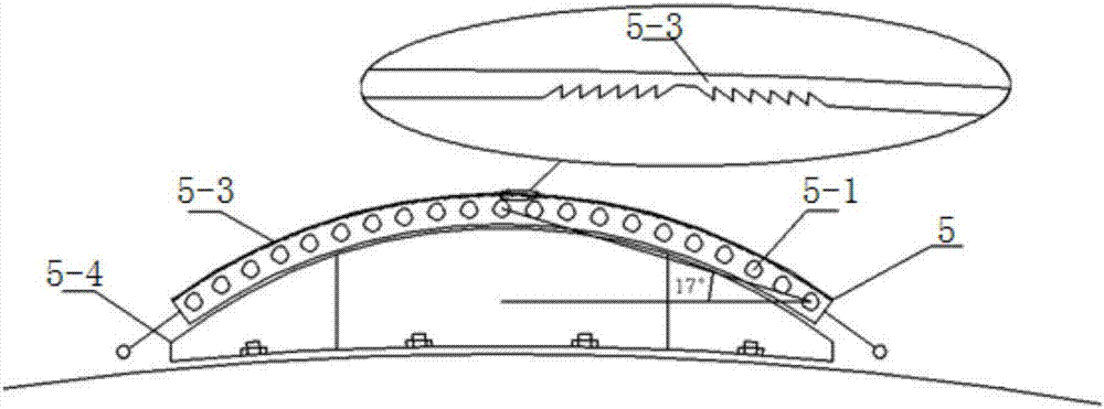 A train solar heat collection system