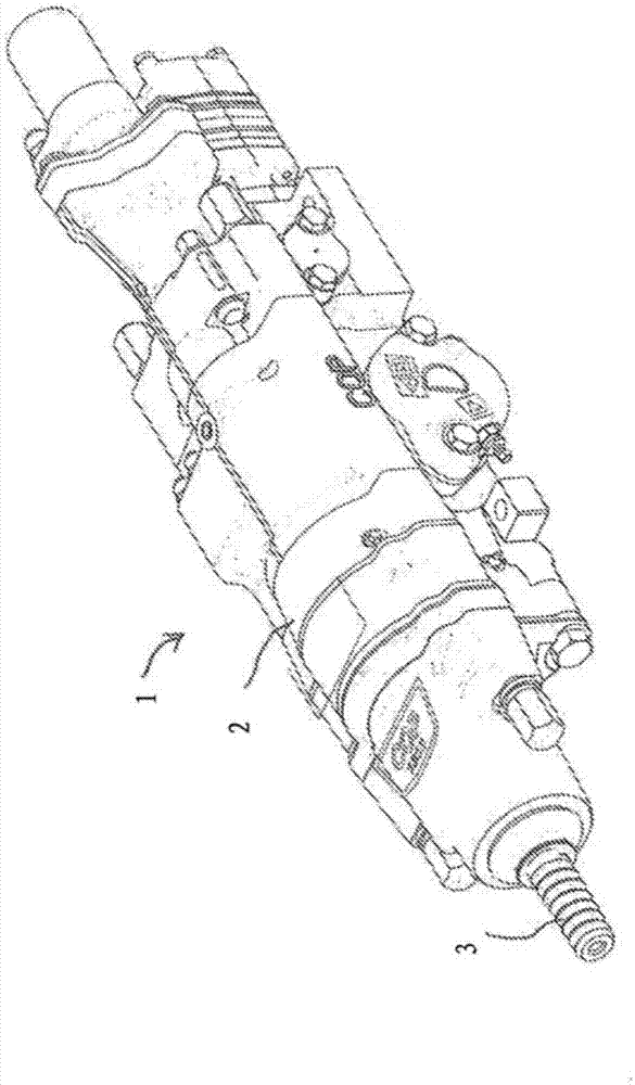 Damping device for percussion device, percussion device, rock drilling machine and method of damping in a rock drilling machine