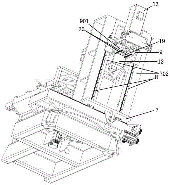 A multi-saw blade numerical control tenoning machine