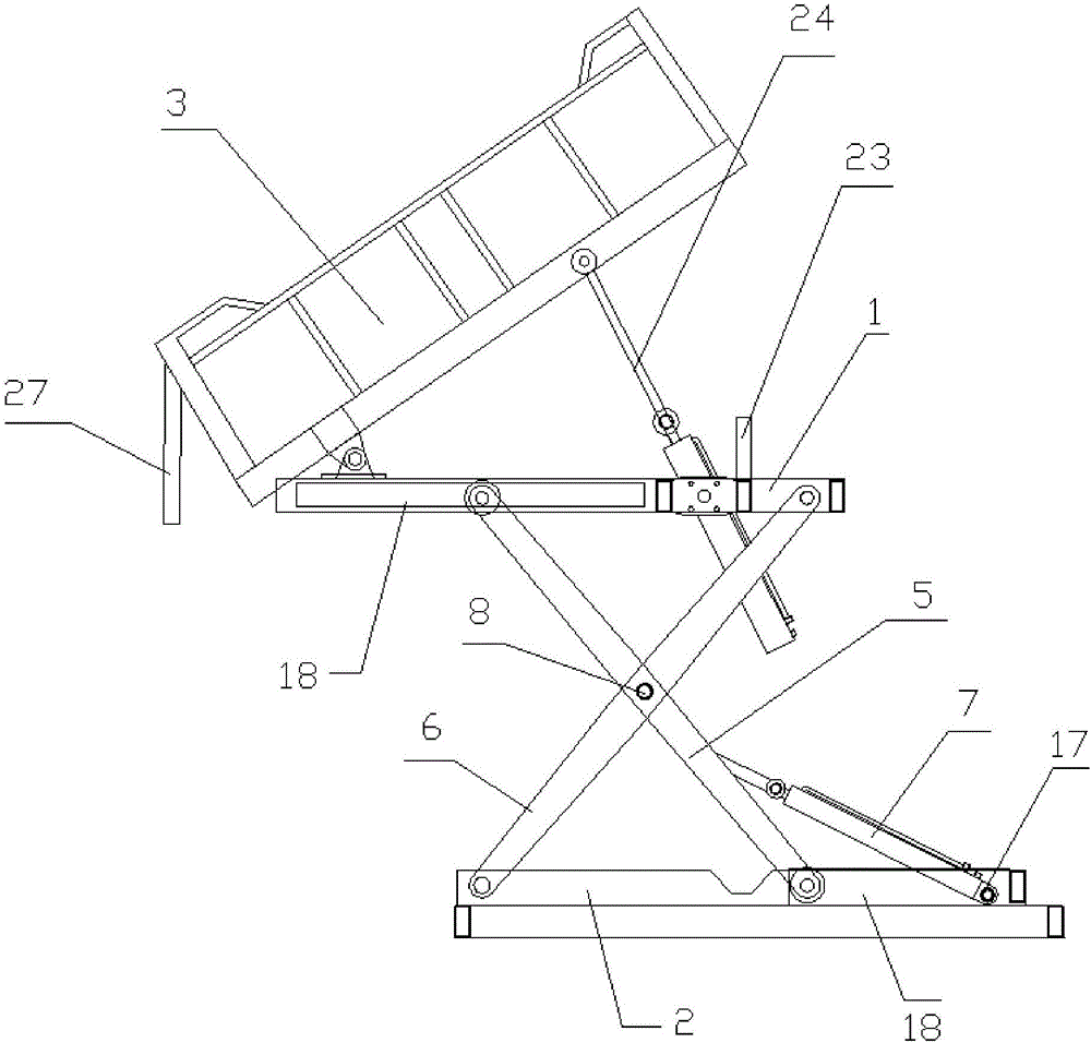 Fruit discharging mechanism for automatic fruit picking machine