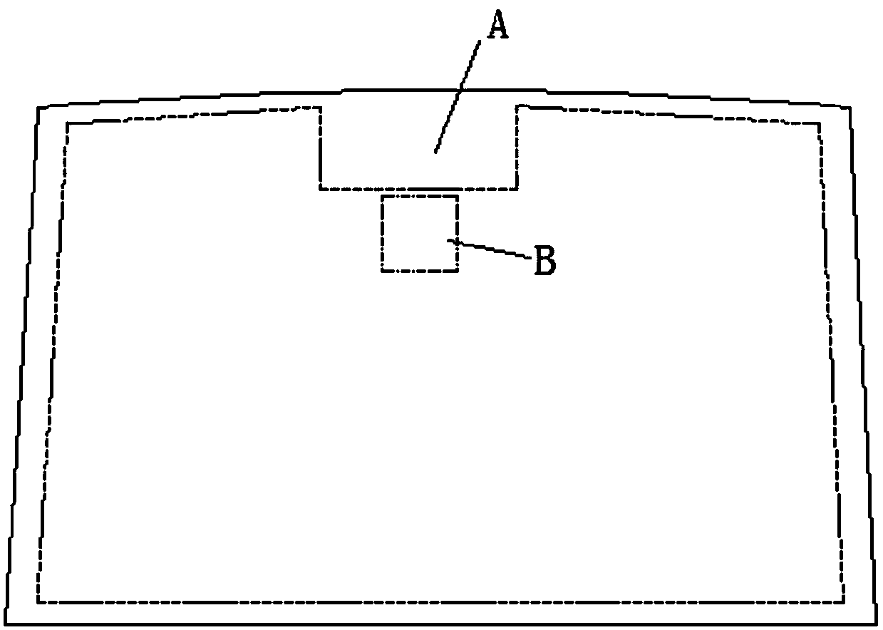 Front windshield having function of detecting rainfall and fog and automobile having same