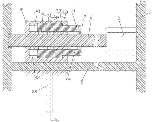 Welding gun walking mechanism applied to welding machine and capable of indicating