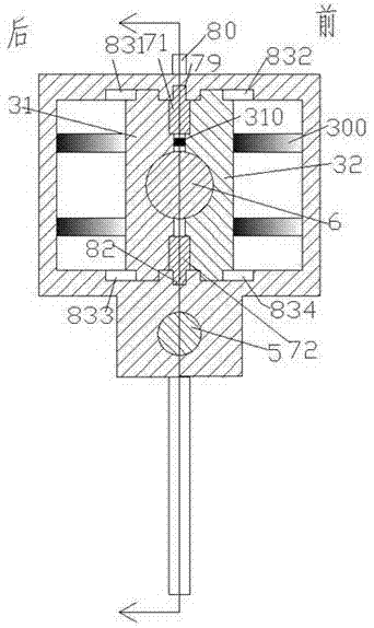 Welding gun walking mechanism applied to welding machine and capable of indicating