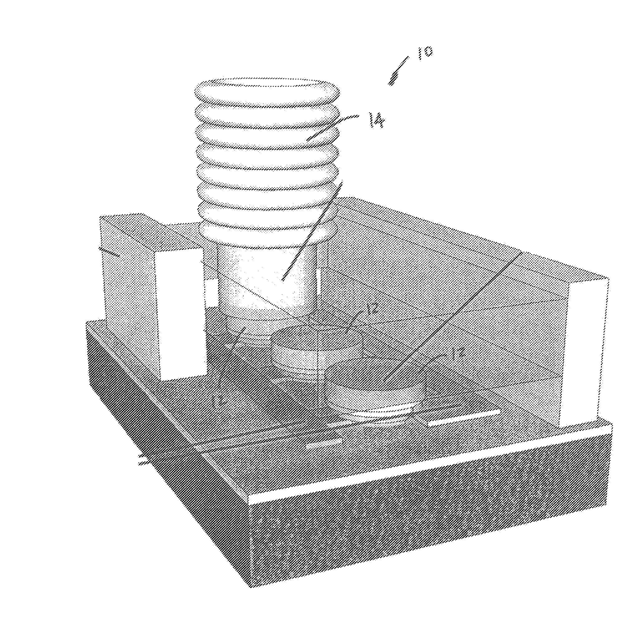 Solid state light source based on hybrid waveguide-down-converter-diffuser