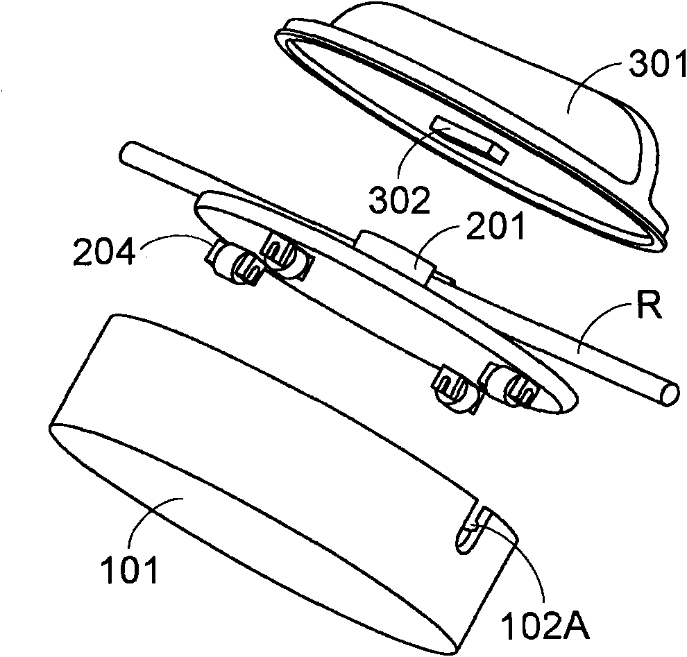 Cable tidying device