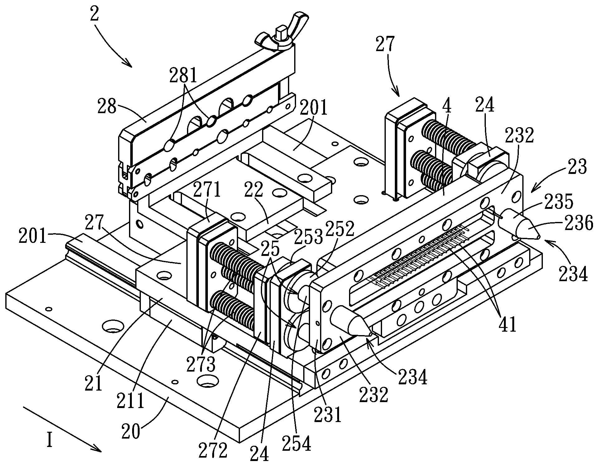 Automatic aligning device