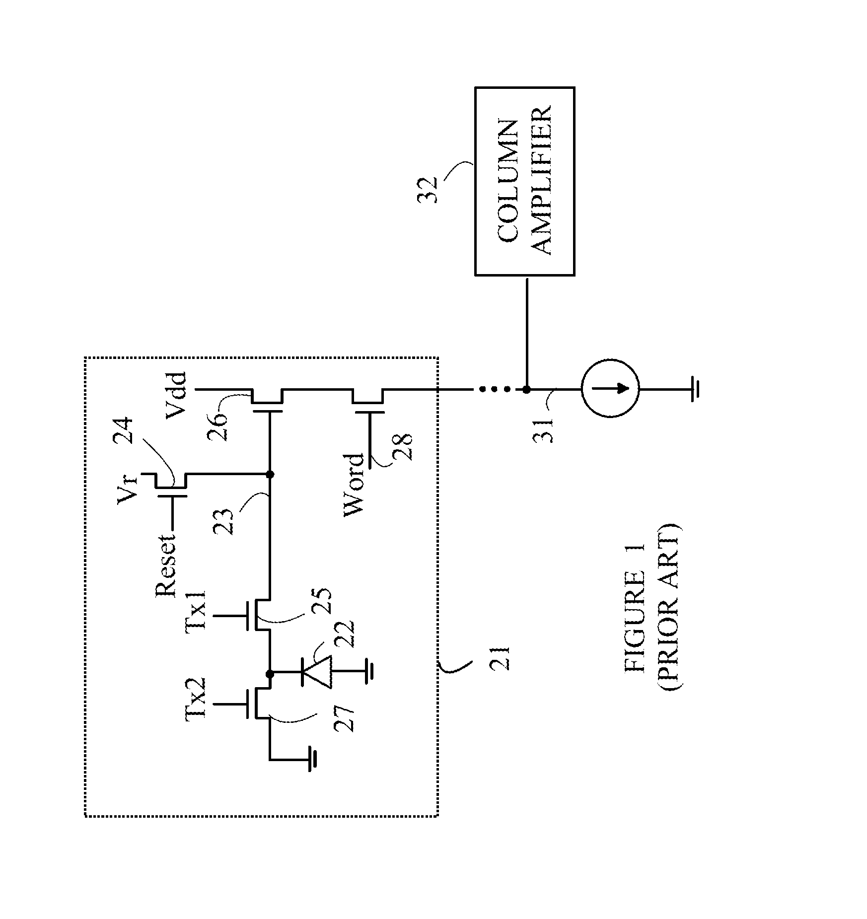 Imaging Array with Improved Dynamic Range Utilizing Parasitic Photodiodes