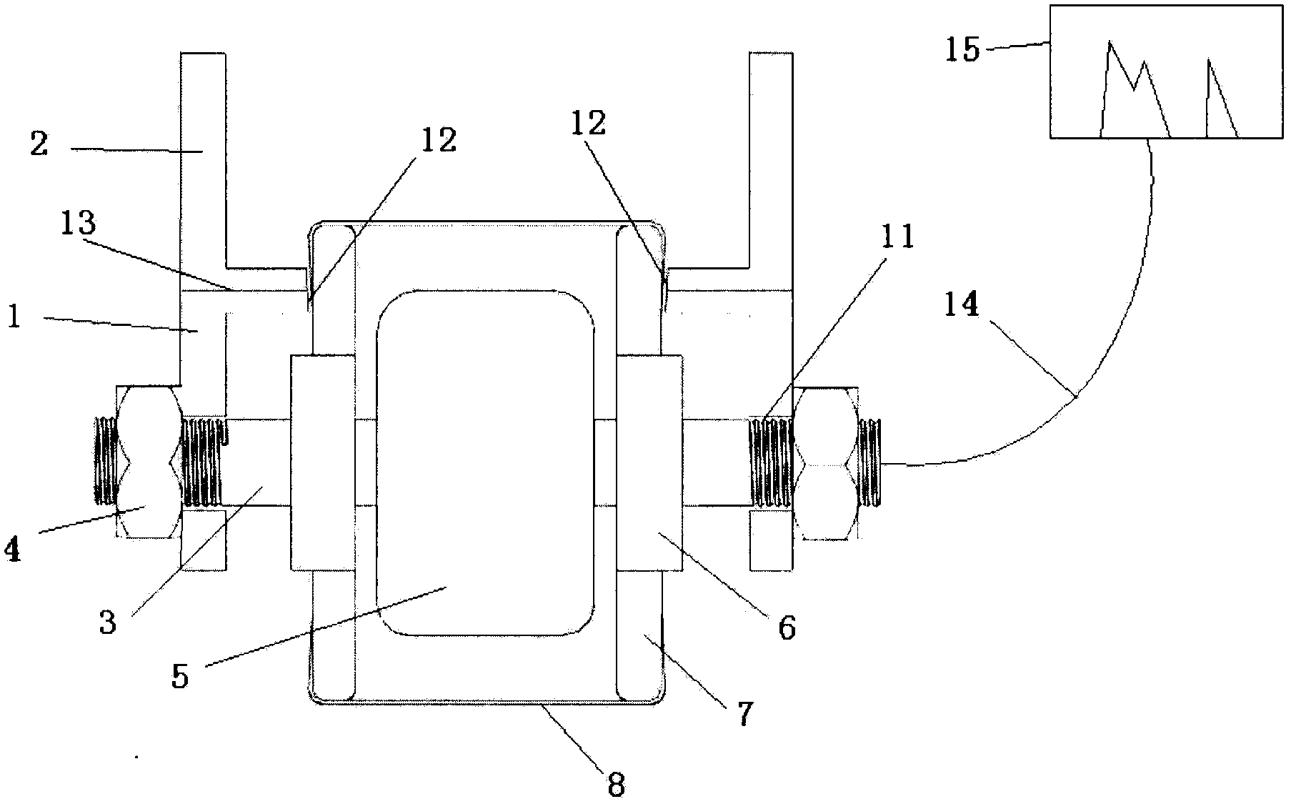 Self-coupling ultrasonic detection probe device