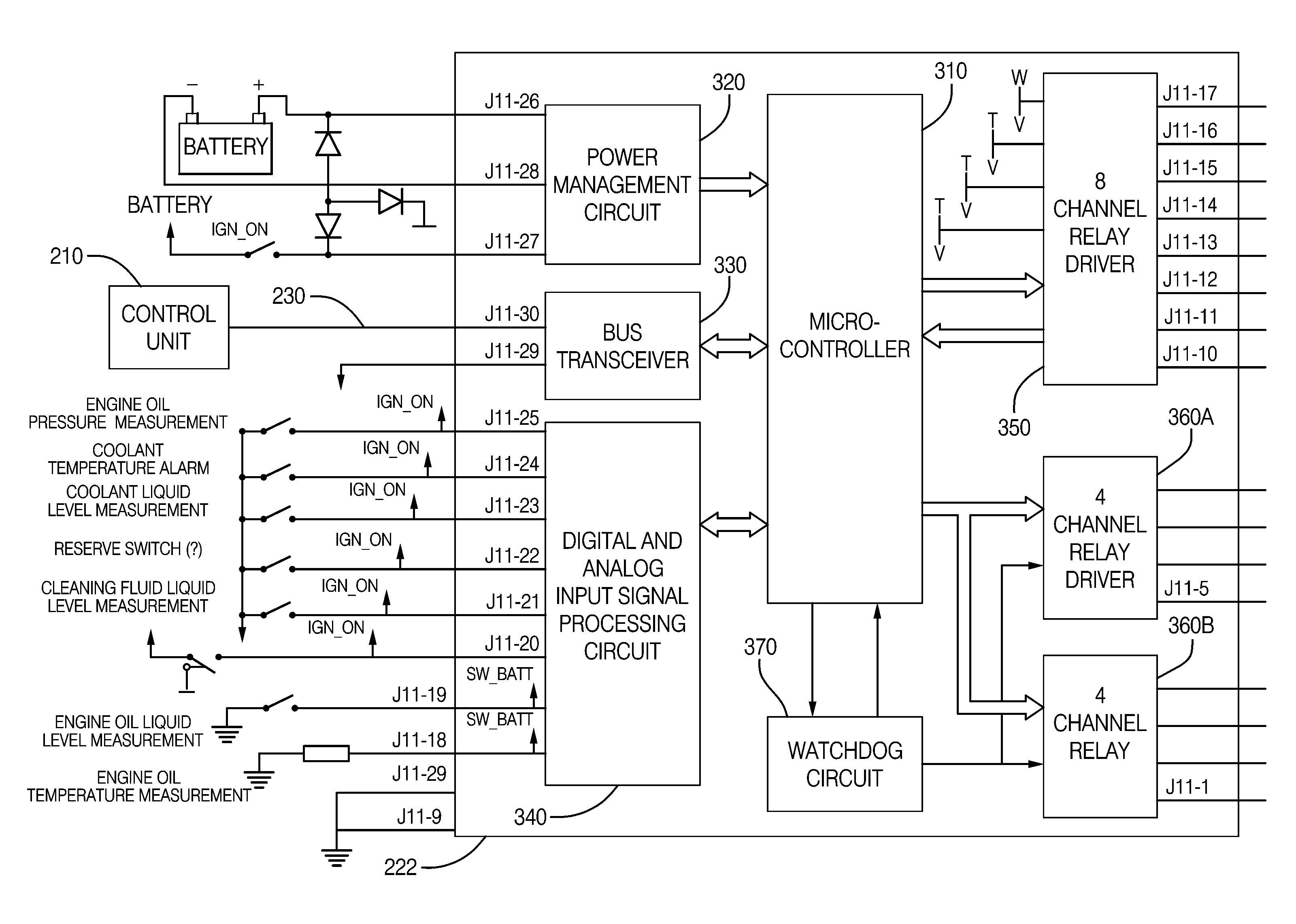 Electrical and electronic system having an electrical center for a vehicle