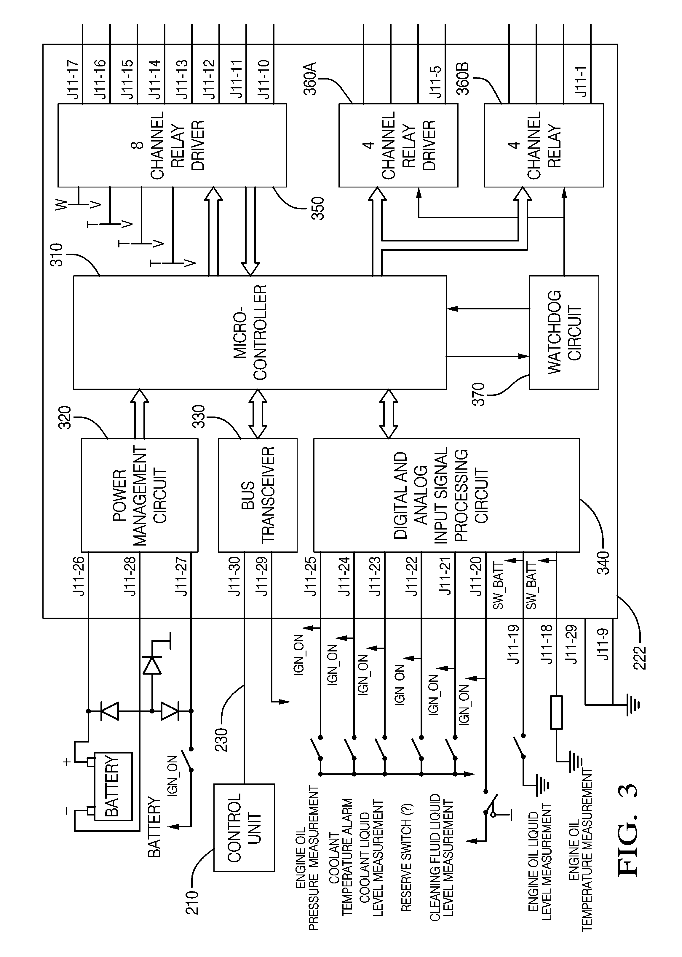 Electrical and electronic system having an electrical center for a vehicle