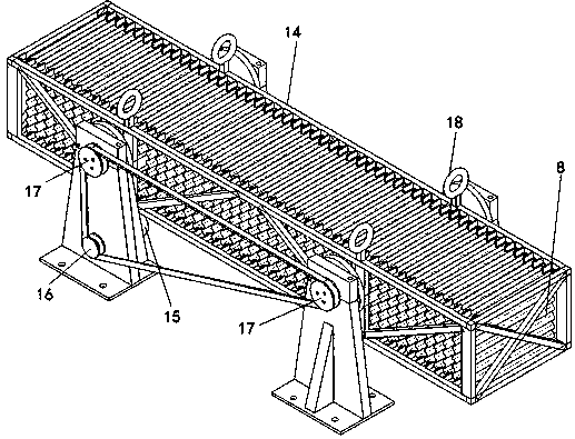 A kind of mechanical equipment for large-scale cultivation of sea cucumbers