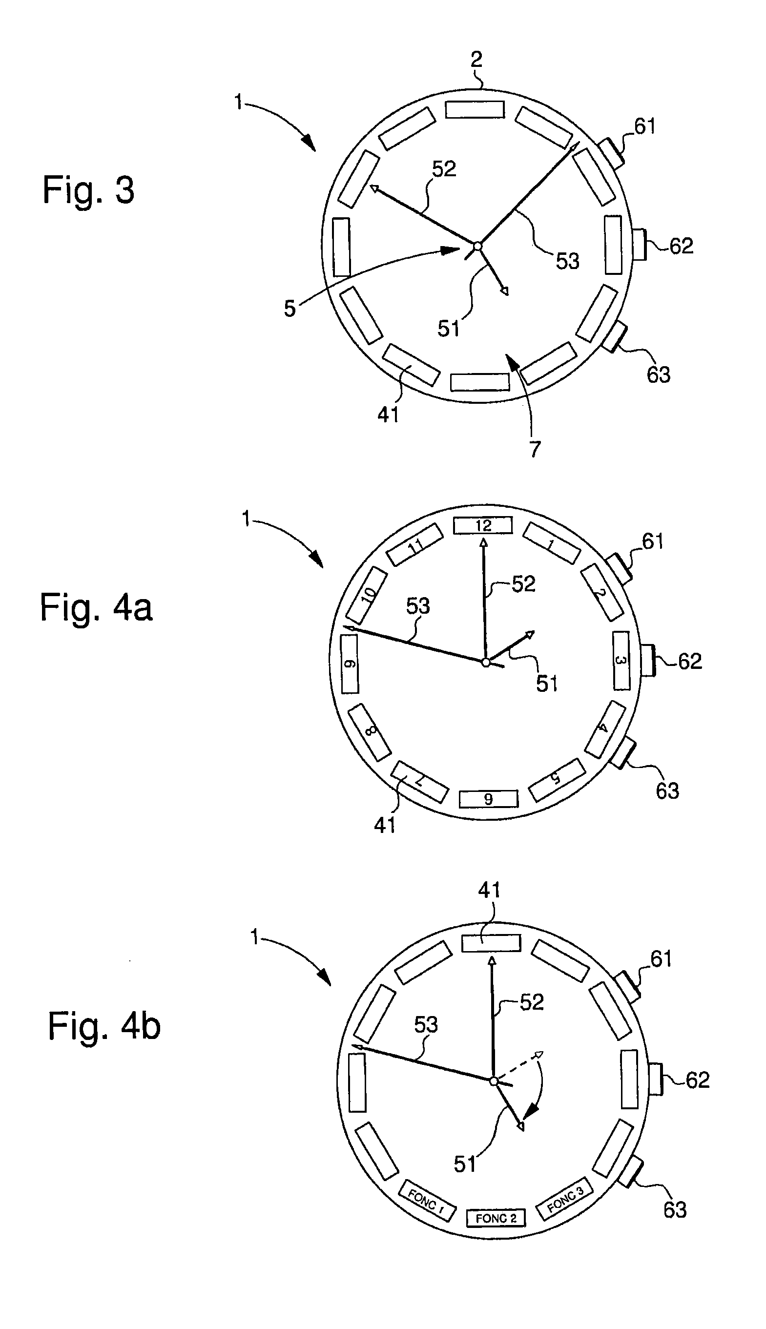 Timepiece with display devices