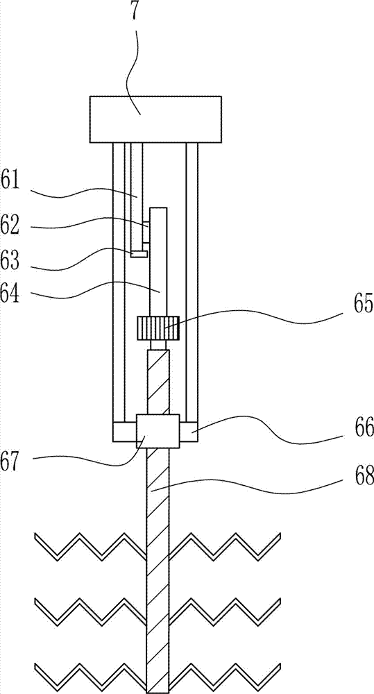 High-efficiency PVC raw material stirring device for medicine packaging