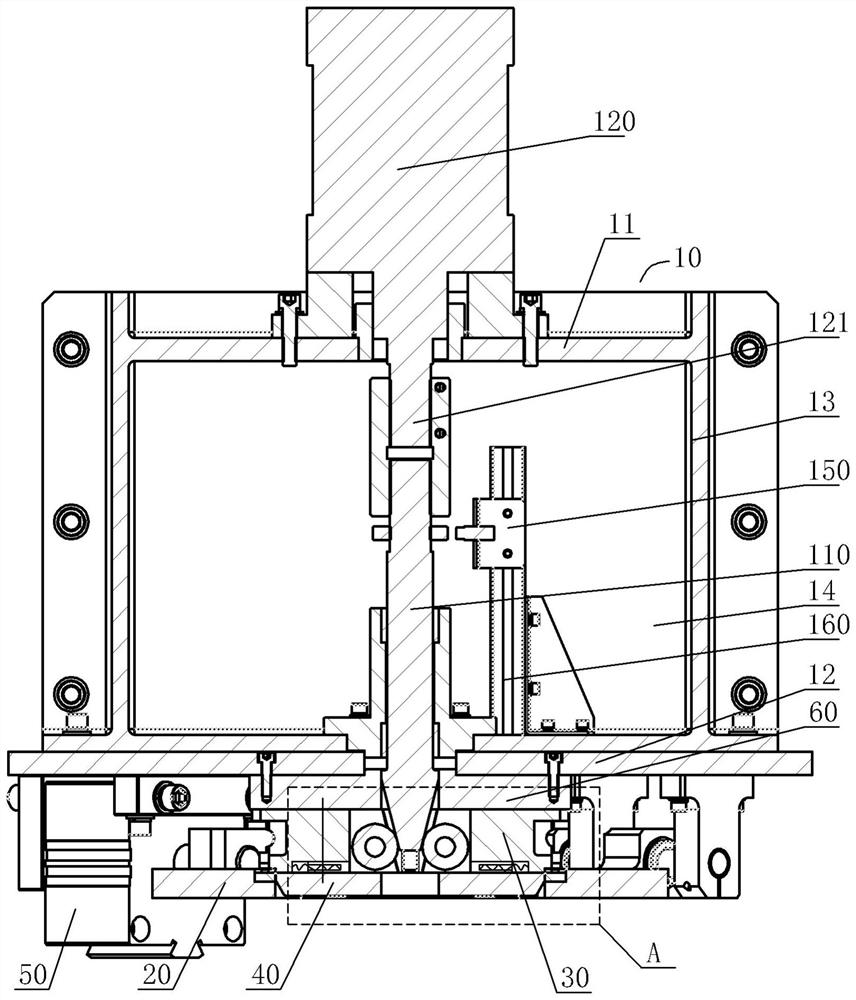 Intelligent pneumatic flanging mechanism