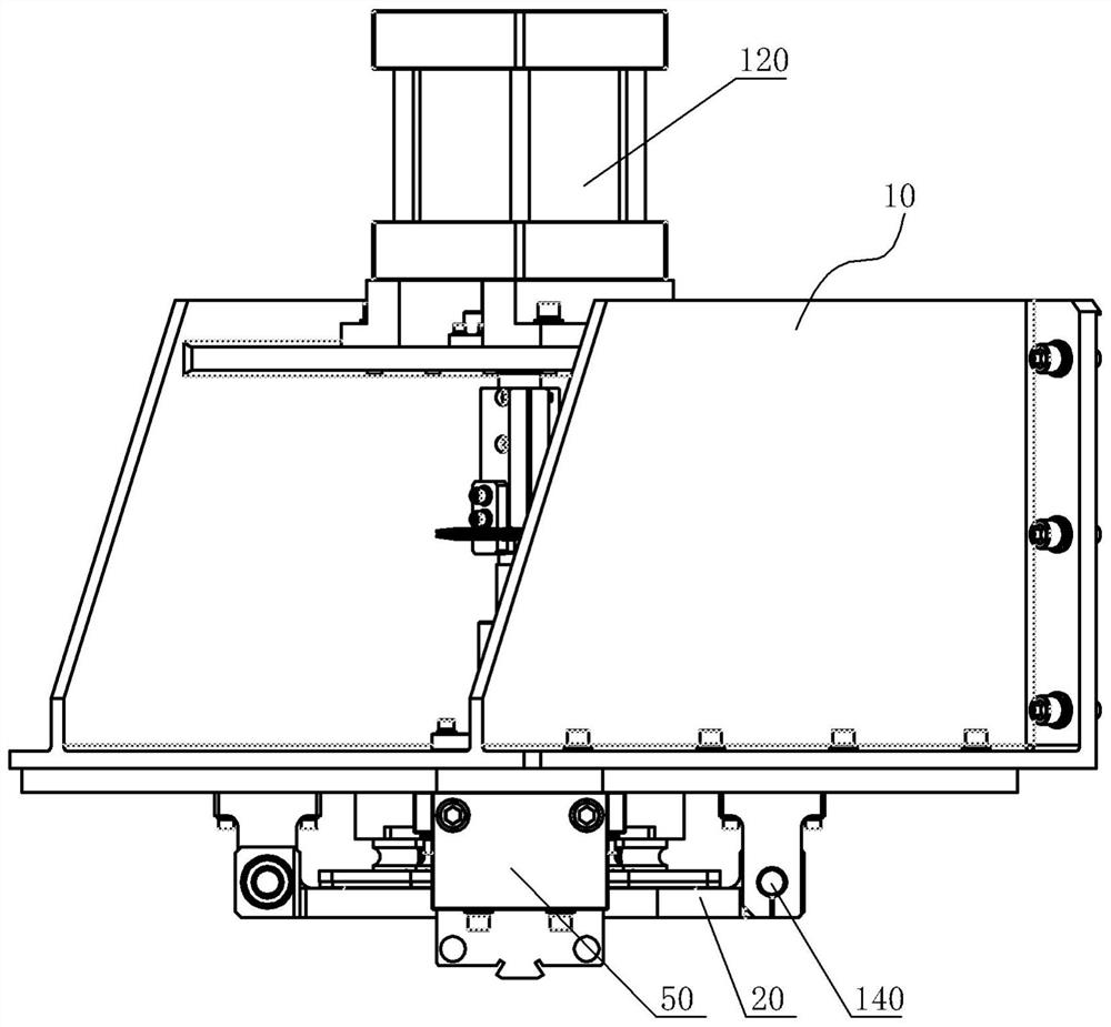 Intelligent pneumatic flanging mechanism