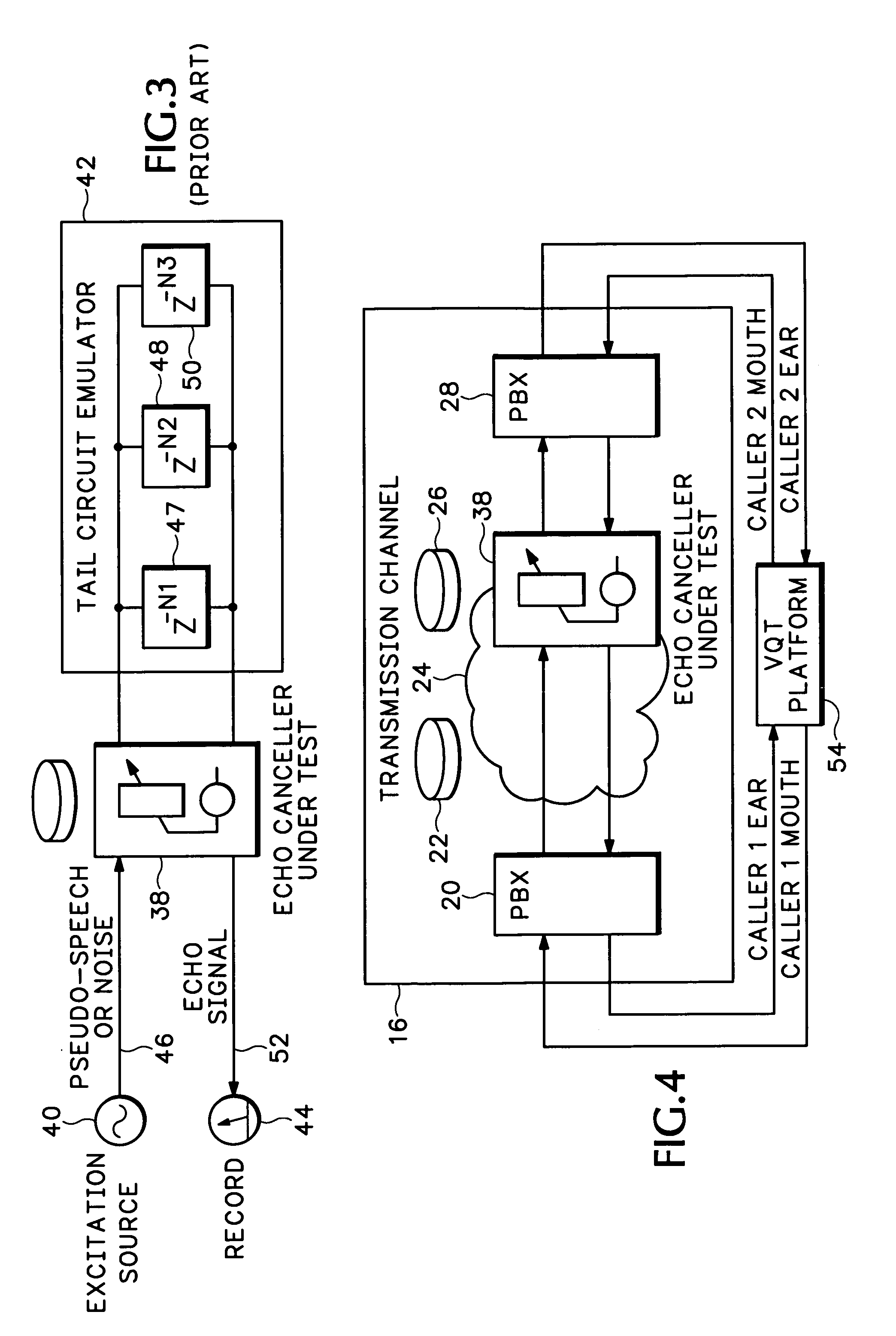 Method and apparatus for testing echo canceller performance