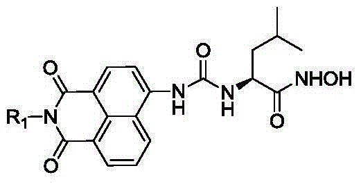 APN inhibitor with fluorescent property and application thereof