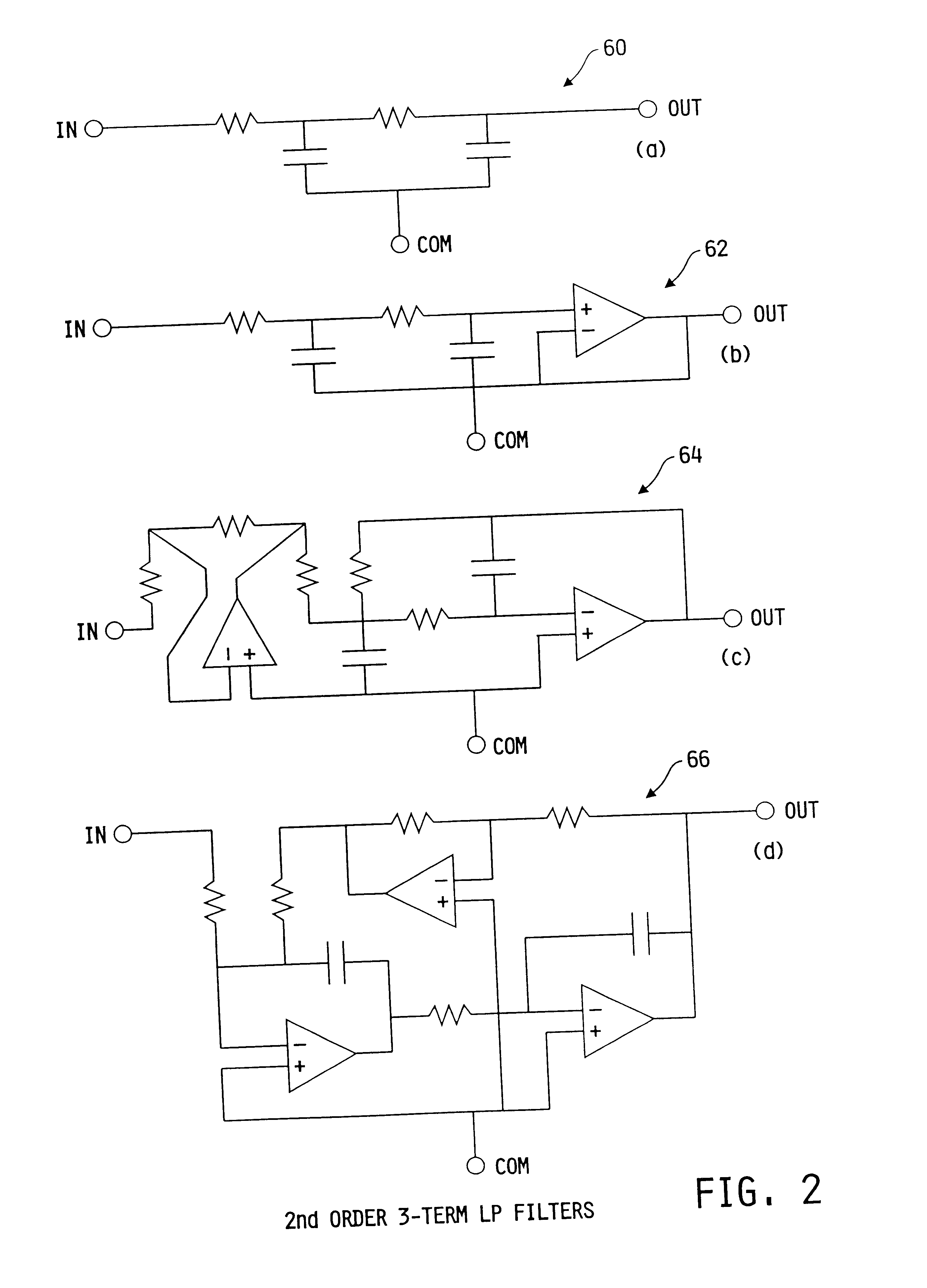 Remote sensing by high-order filtering