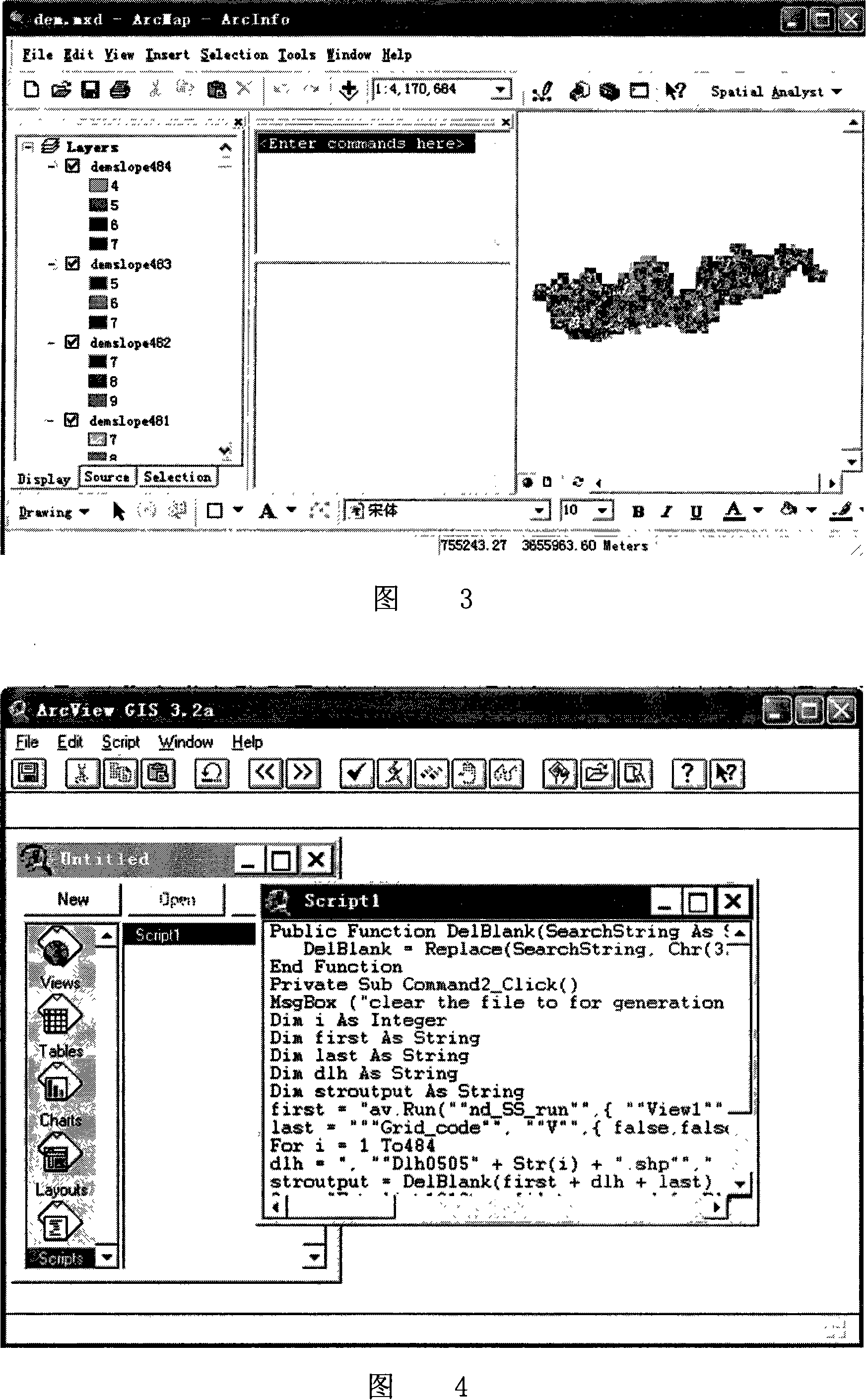 Method for distinguishing ecological function with geographical information systems and remote sensing technique