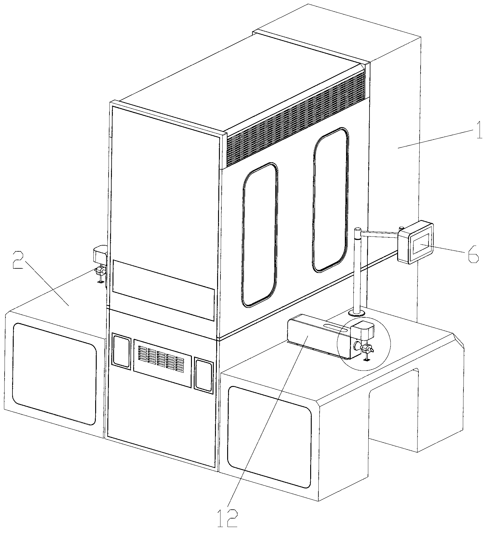 Automatic down feather filling machine