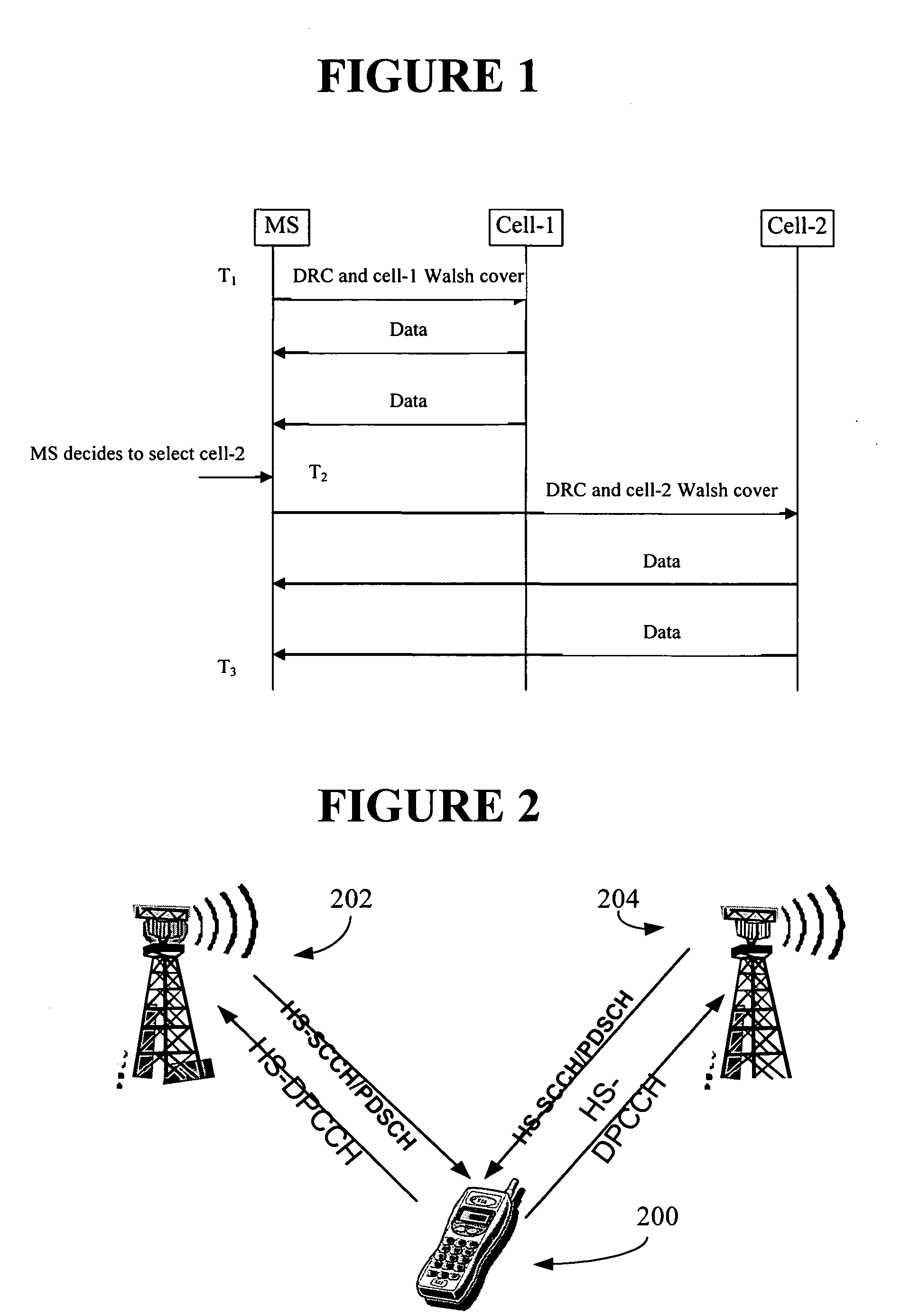 Cell switching and packet combining in a wireless communication system