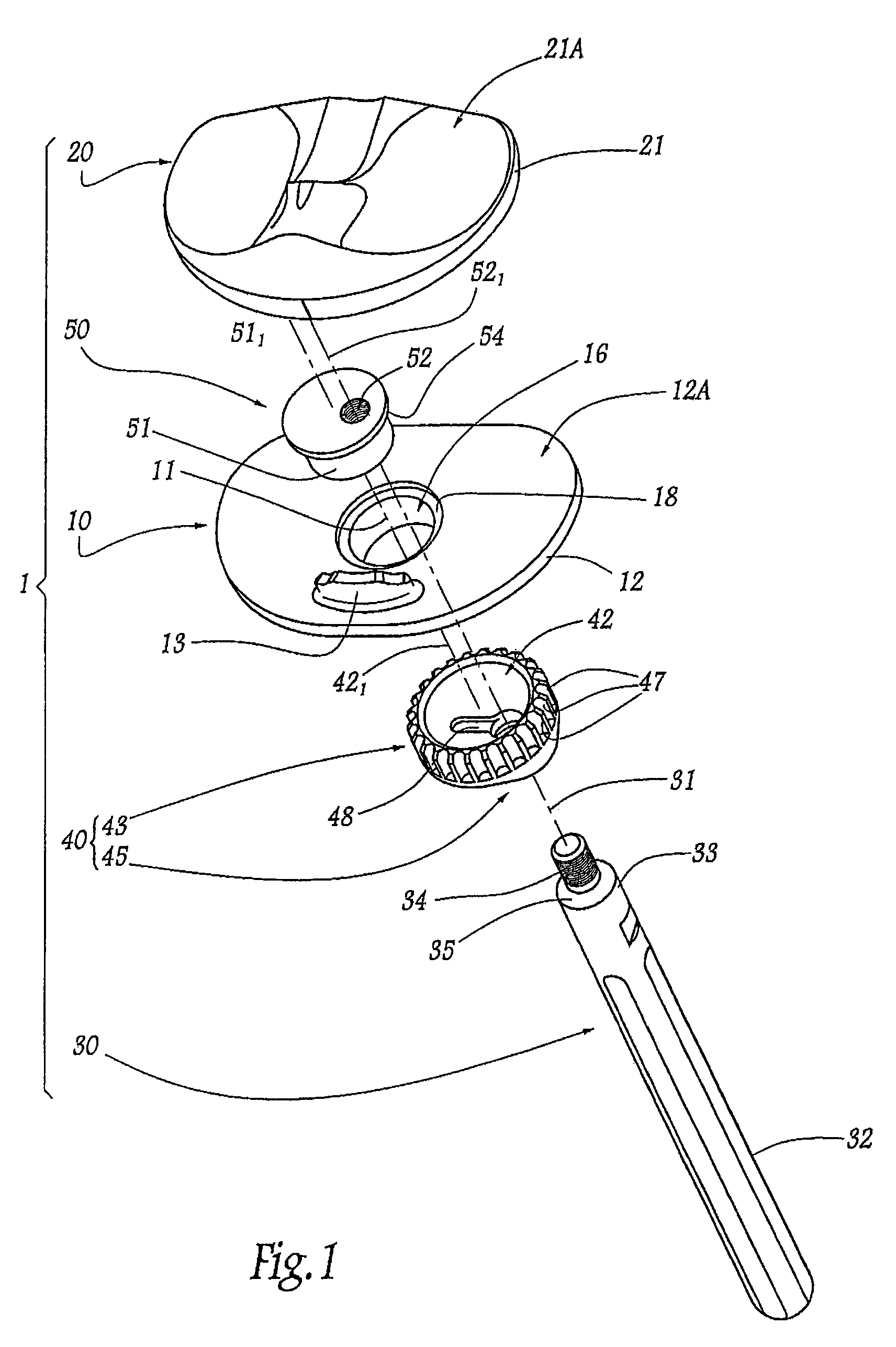 Offset stem tibial implant