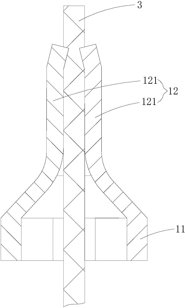 Motor terminal, power line fixing assembly, motor and power line fixing method of motor