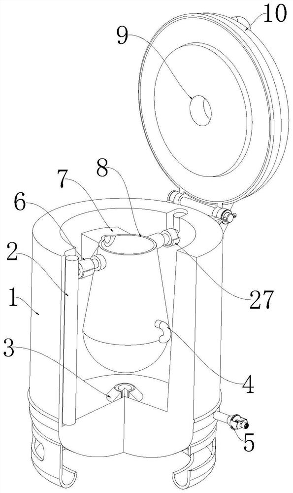 Aluminum profile smelting furnace