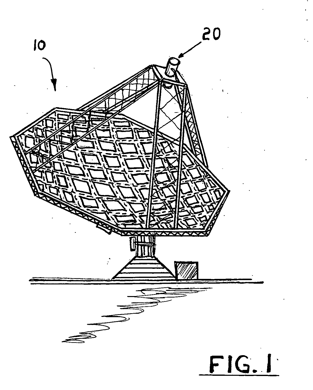 Coiled heat exchanger with beam spreader especially for use with solar-powered gas processors