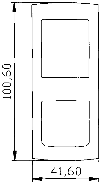 High-deformation press forging forming process for A 5052-H32 aluminum alloy mobile phone shell with convex post