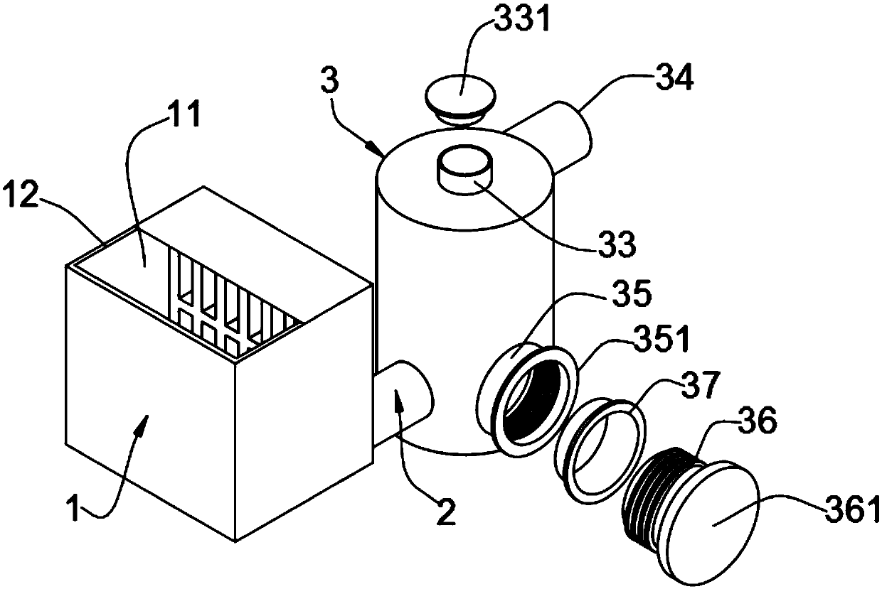 Solid-liquid separation mechanism for sewage treatment