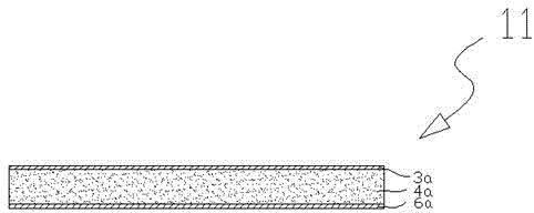 Surface-adhered type over-current protection element and manufacturing method