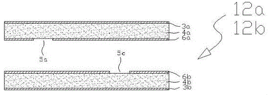 Surface-adhered type over-current protection element and manufacturing method