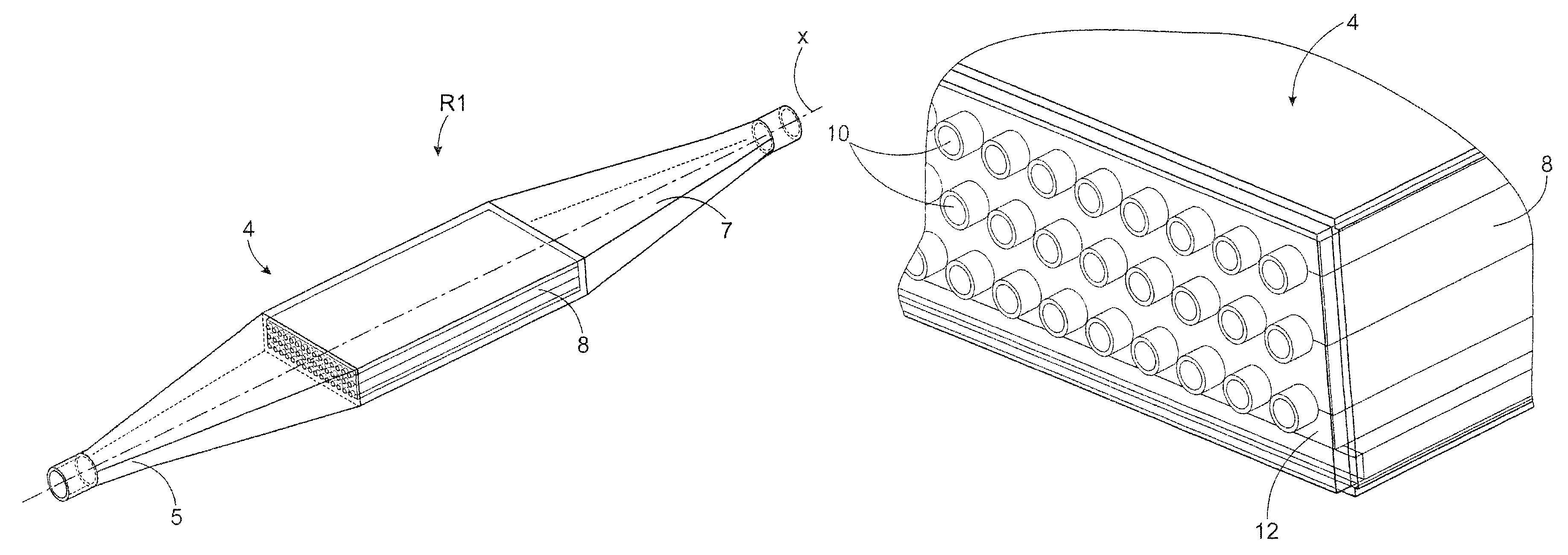 Solar receiver absorber and solar receiver comprising at least one such absorber