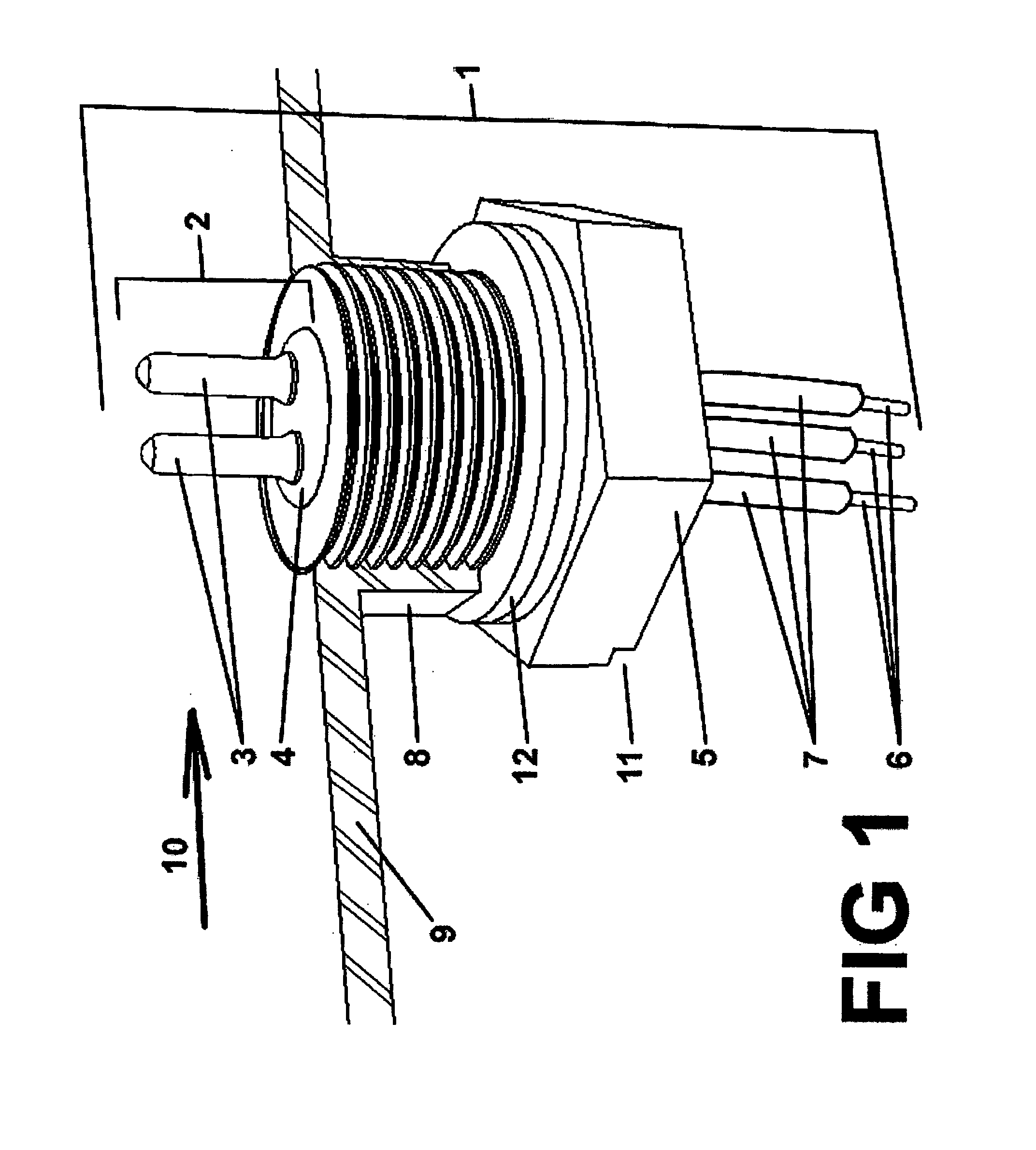 Ceramic-encased hot surface igniter system for jet engines