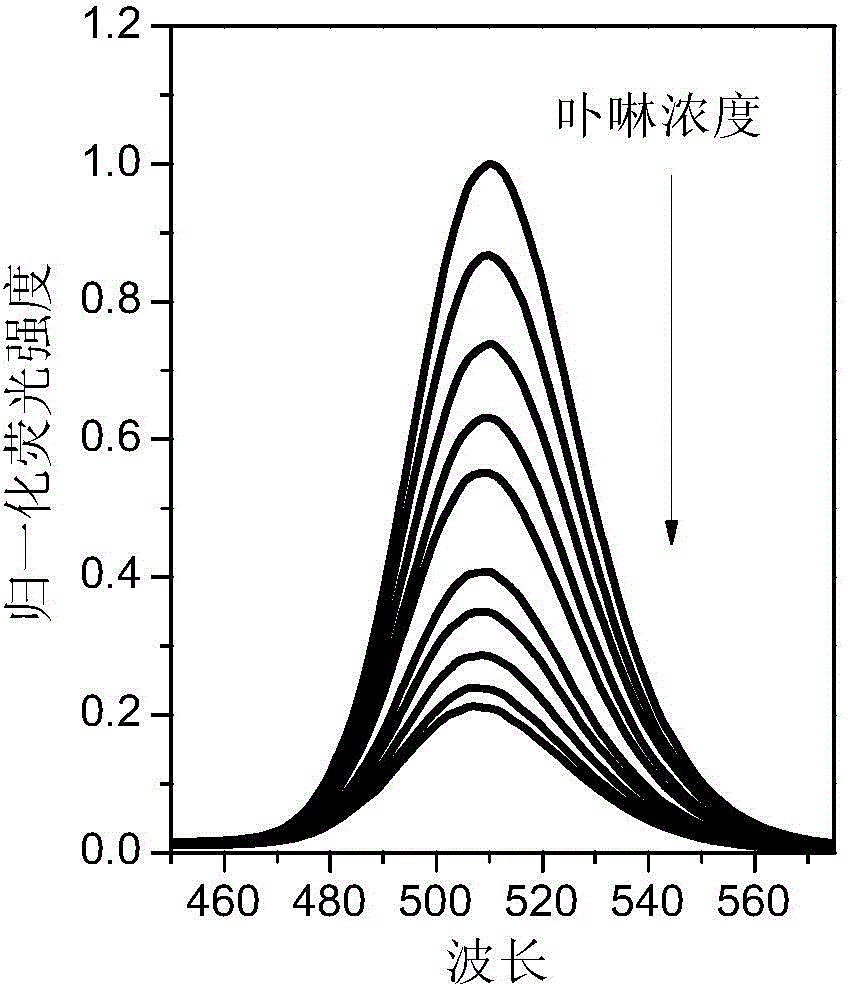 Quantum dot rate fluorescence probe for zinc ion detection and detection method of quantum dot rate fluorescence probe