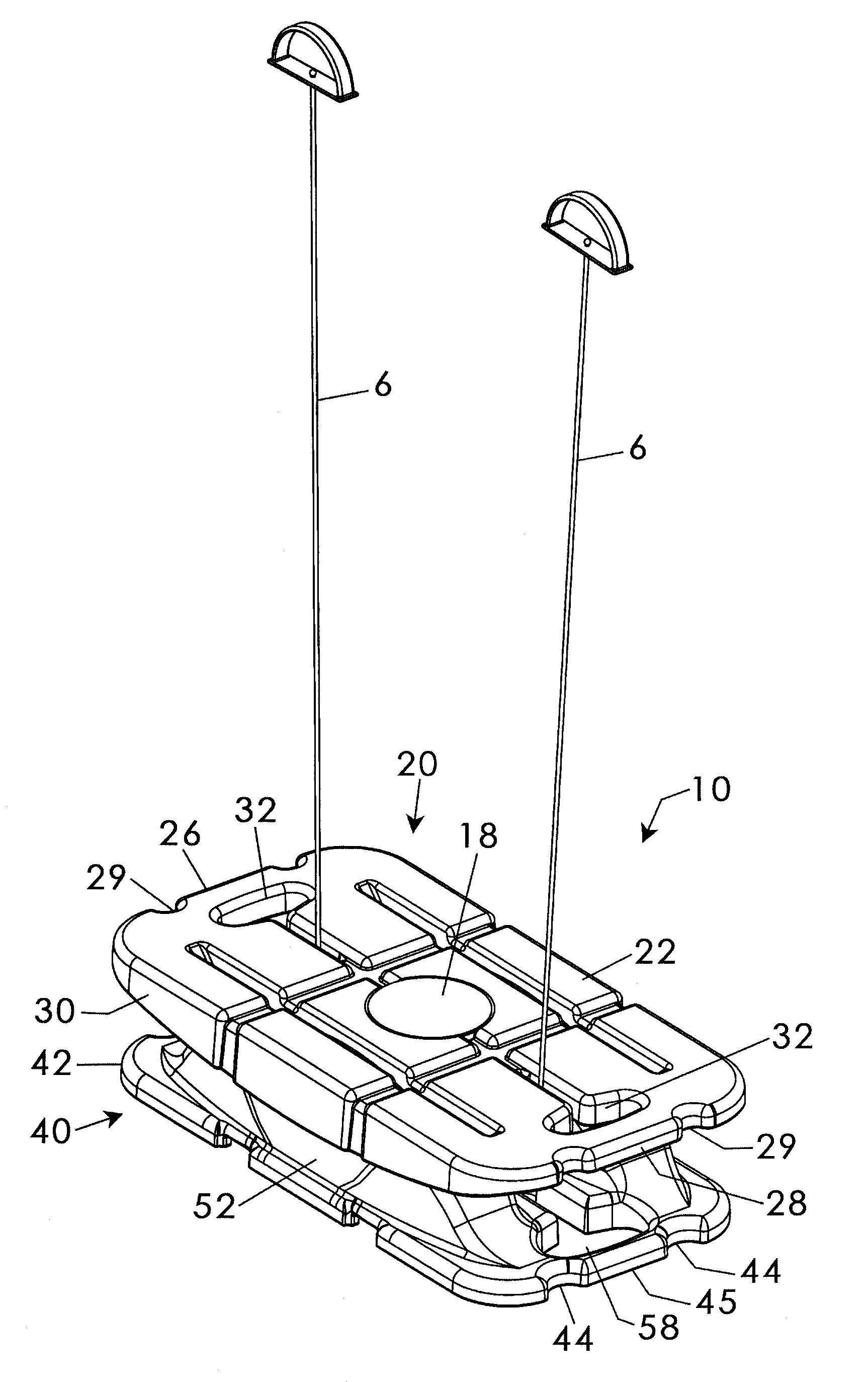 Balance board exercise apparatus