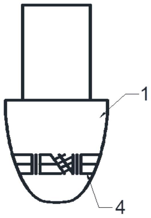 A pick used for drilling into sand and gravel soil layer and its preparation method