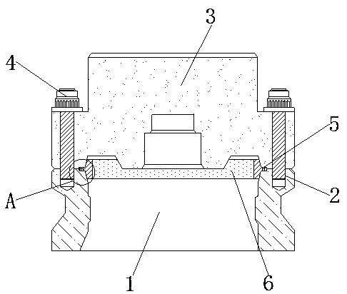 Metal sealing device for horizontal type oil extraction wellhead system