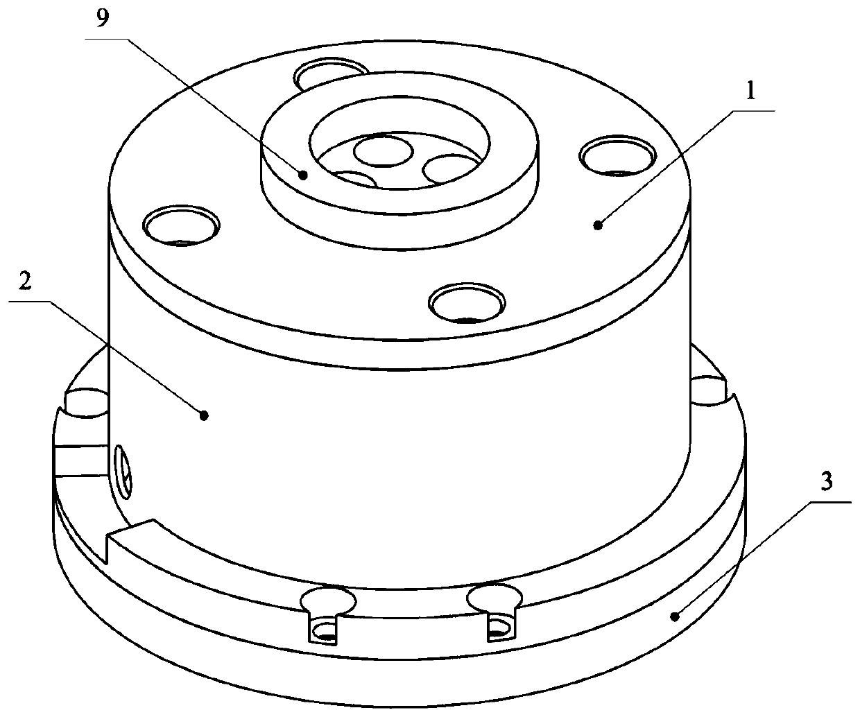 Integrated six-dimensional force sensor with double-I-shaped cross beam structure