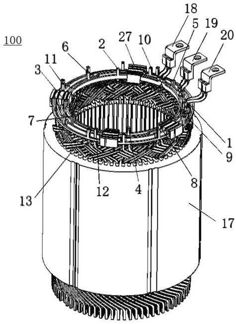 Stator assembly and motor with same