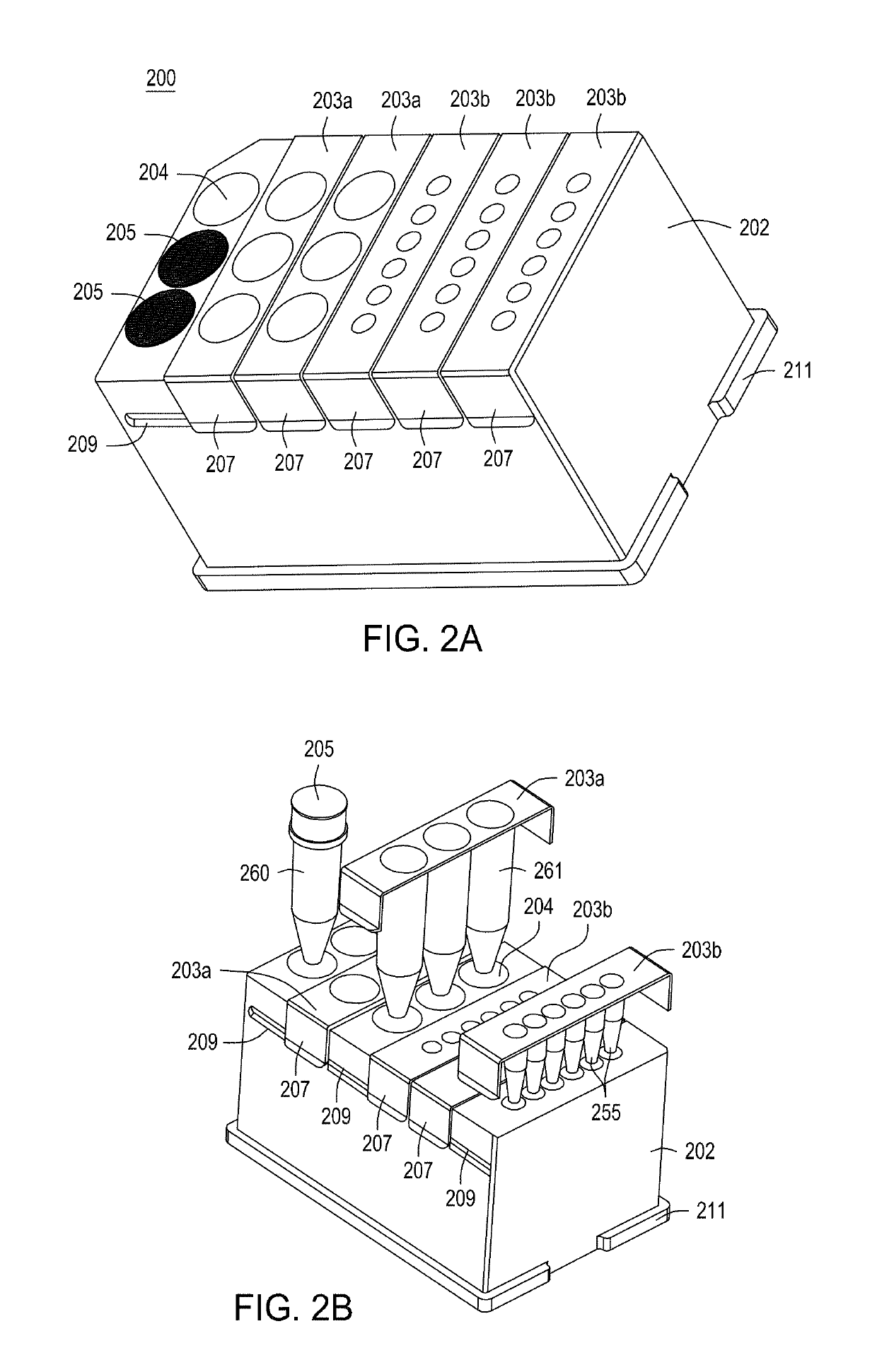 Automated cell processing instruments comprising reagent cartridges